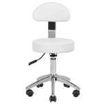 304P Weißer Kosmetik-Pedikürehocker 1