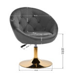 4Rico Drehstuhl Qs-Bl12G Grau 8