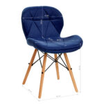 Marineblauer Samt 5