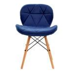 Marineblauer Samt 1