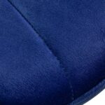 4Rico Kosmetikstuhl Qs-186, Marineblauer Samt - Bild 5