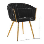 4Rico Stuhl Qs-Gw06G Schwarz 8