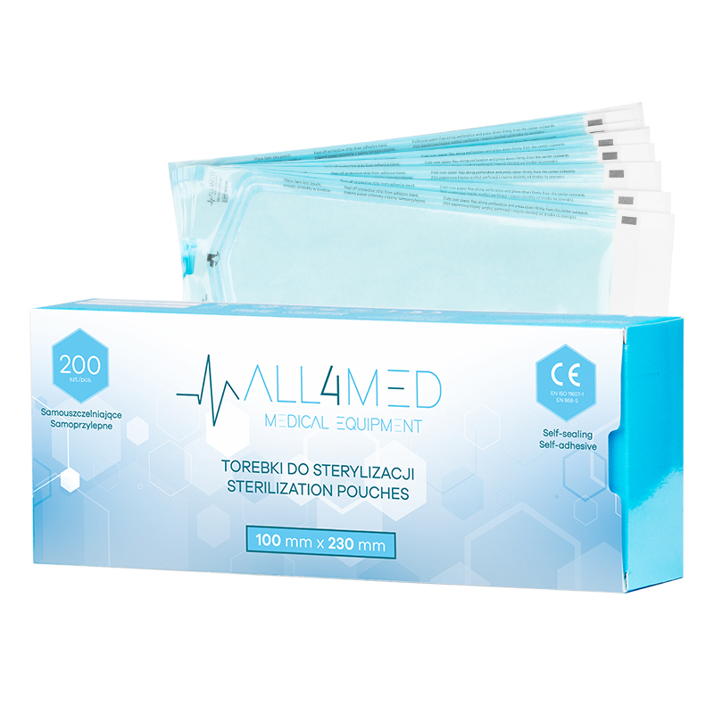All4Med Autoklavierbare Beutel 100 Mm X 230 Mm All4Med Autoklavierbare Beutel 100 Mm X 230 Mm