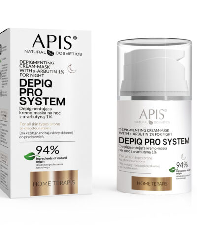Apis Depiq Pro System Depigmentierende Nachtcreme-Maske Mit 1% Α-Arbutin