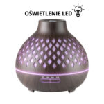 Aroma Diffuser Humidifier Spa 10 Dark Wood 400Ml + Timer 2