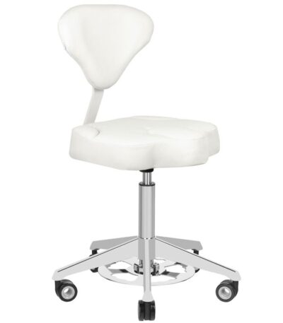 Azzurro 156F Bump-Up Weißer Kosmetikhocker