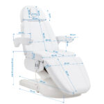 Azzurro Lux Kosmetikstuhl 3M Weiß 15