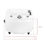 Azzurro pedicure tray with hydromassage A023 7