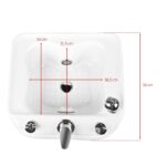Azzurro pedicure tray with hydromassage A023 9