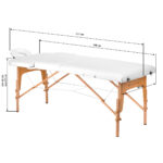 Balance wooden folding massage table