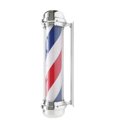 Beleuchtete Barhocker-Wandleuchte Bb-02 Silber Groß