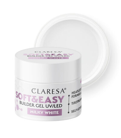 Claresa Aufbaugel Soft&Easy Gel Milchweiß 45 G