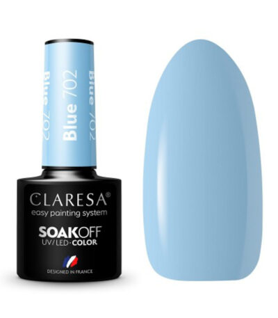 Claresa Hybrid-Nagellack Blau 702 - 5 G