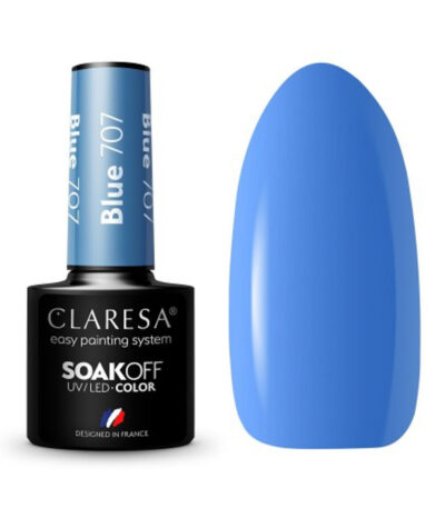 Claresa Hybrid-Nagellack Blau 707 - 5 G