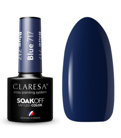 Claresa Hybrid-Nagellack Blau 717 - 5 G