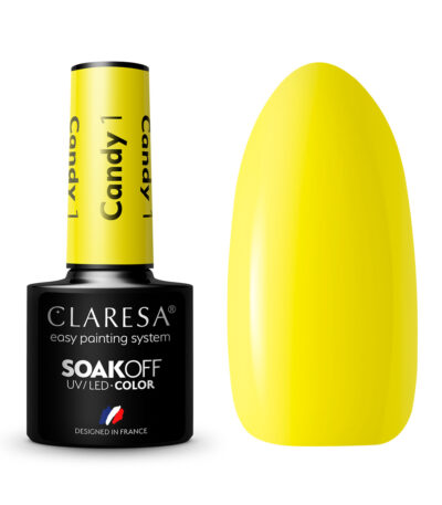 Claresa Hybrid-Nagellack Candy 1