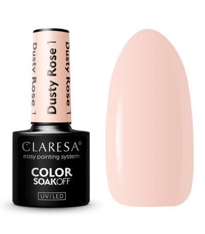 Claresa Hybrid Nail Polish Dusty Rose 1