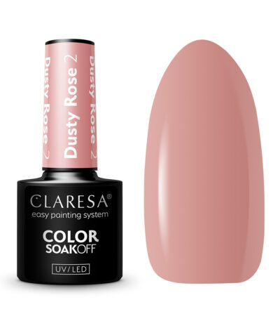 Claresa Hybrid Nail Polish Dusty Rose 2
