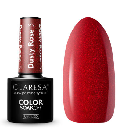 Claresa Hybrid-Nagellack Dusty Rose 3-5 G