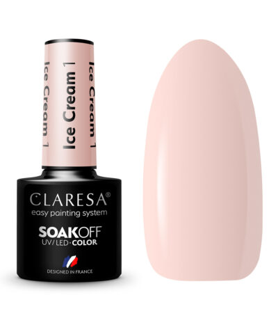 Claresa Hybrid-Nagellack Eiscreme 1–5 G