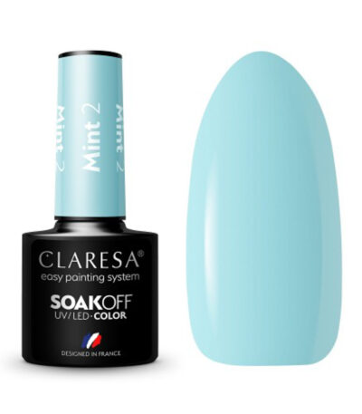 Claresa Hybrid-Nagellack Minze 2