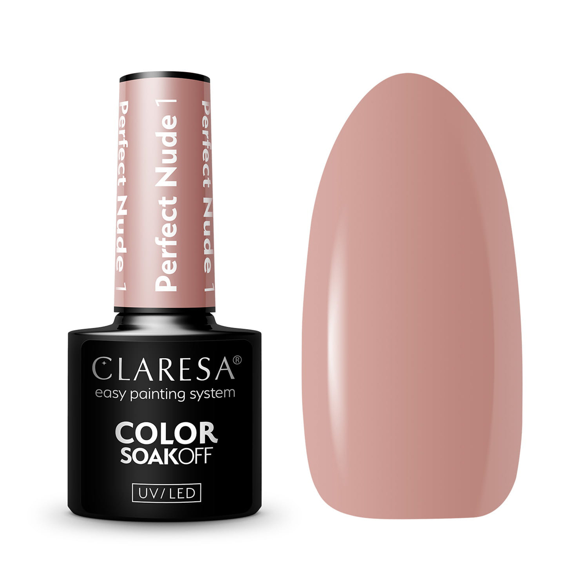Claresa Hybrid Nail Polish Perfect Nude 1 Claresa Hybrid Nail Polish Perfect Nude 1
