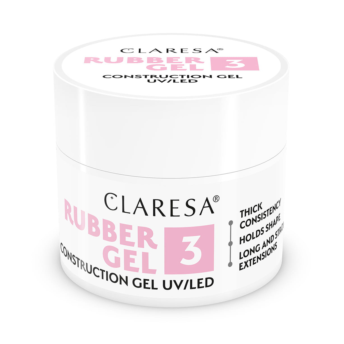 Claresa Rubber Aufbaugel 3 45G Claresa Rubber Aufbaugel 3 45G
