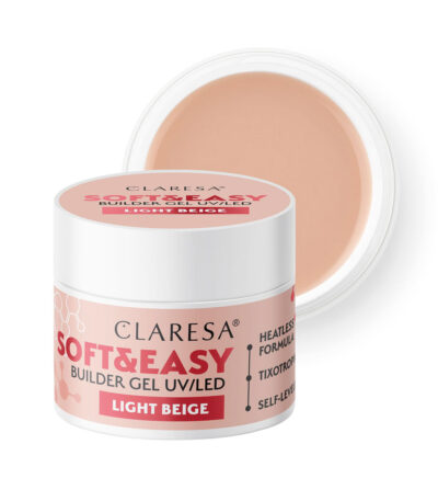 Claresa Soft&Easy build-up gel light beige 90 G