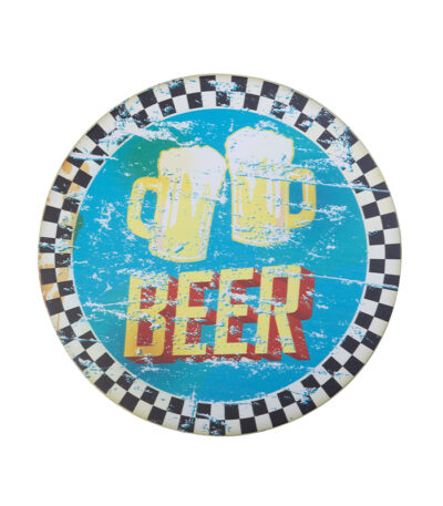 Dekorative Runde Bierplakette