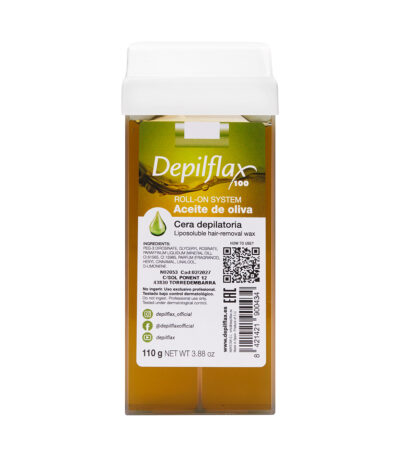 Depilflax 100 Enthaarungswachsrolle Olive 110 G
