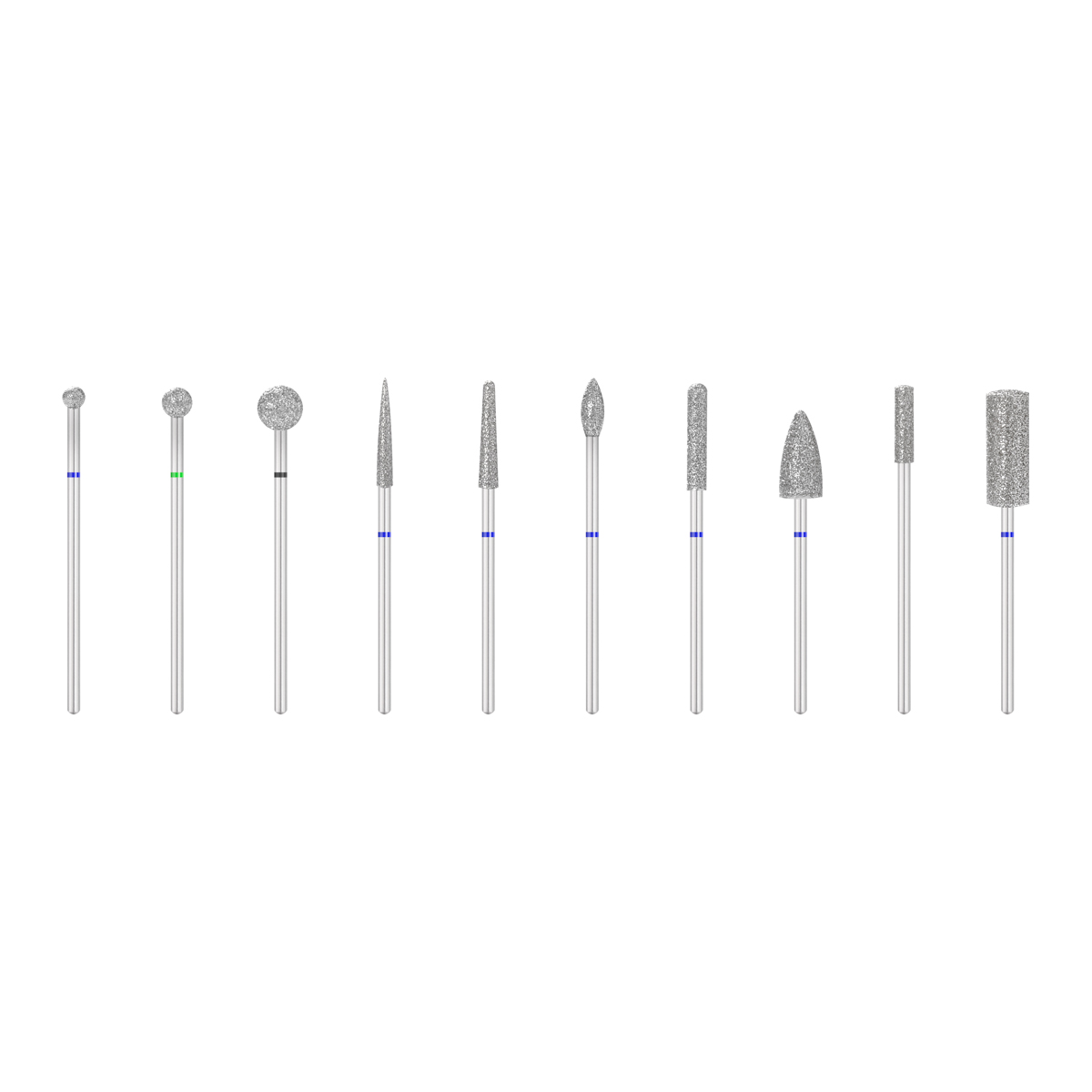Diamantstift-Set 10 Stück. Diamantstift-Set 10 Stück.