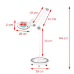 Elegante 6014 60 Led 5D Led-Lupenleuchte Mit Stativ 7