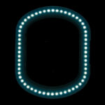 Elegante 6028 60 Led 5D Led-Vergrößerungslampe Für Normale Lichtintensität 3