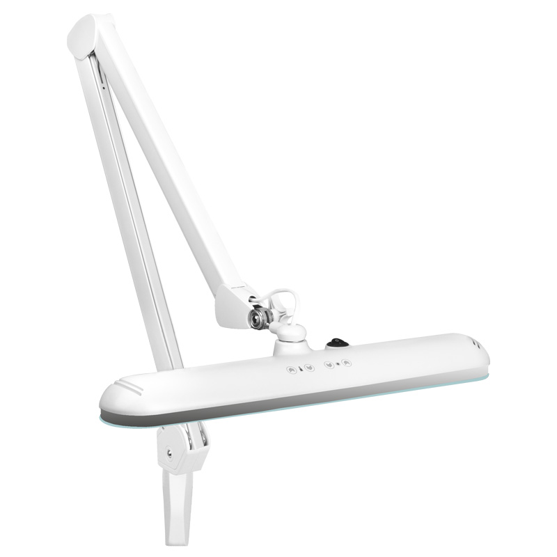 Elegante 801-Tl Led-Arbeitsleuchte Mit Schraubstockregler Für Weiße Lichtintensität Und -Farbe Elegante 801-Tl Led-Arbeitsleuchte Mit Schraubstockregler Für Weiße Lichtintensität Und -Farbe