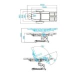 Electric cosmetic chair Azzurro 708As Pedi 3 Strong White 1