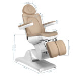 Elektrischer Kosmetikstuhl Azzurro 870S Pedi 3 Strong Cappuccino 3