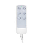 Electric vanity chair luxury white/beech 3 M 6