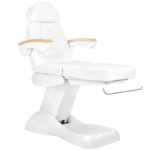 Electric vanity chair luxury white/beech 3 M 1