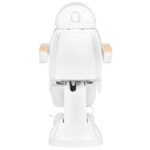 Electric vanity chair luxury white/beech 3 M 3