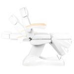 Electric vanity chair luxury white/beech 3 M 4