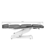 Elektrischer Kosmetikstuhl Sillon Classic 2 Motoren Pedi Grau 18