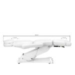 Elektrischer Kosmetikstuhl Sillon Classic Mit 3 Motoren Und Fußstütze, Weiß – Bild 20