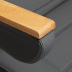 Elektrischer Kosmetikstuhl Sillon Lux 273B, 3 Aktuatoren, Grau, Mit Grauem Fußkreuz - Image 8