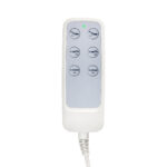 Elektrischer Kosmetikstuhl Sillon Lux 273B, 3 Aktuatoren, Grau, Mit Grauem Fußkreuz - Image 13