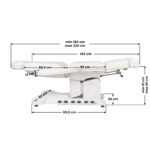 Elektrischer Kosmetikstuhl. Azzurro 708Bs Pedi Pro Exklusiv