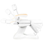 Elektrischer Kosmetikstuhl. Luxuriös Weiß, Beheizt. – Bild 11