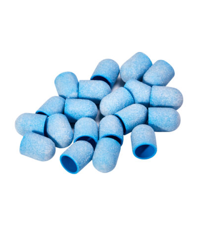Exo Blaue Mittlere Schleifkappe 10 Mm / 150 20 Stück Hartkappe