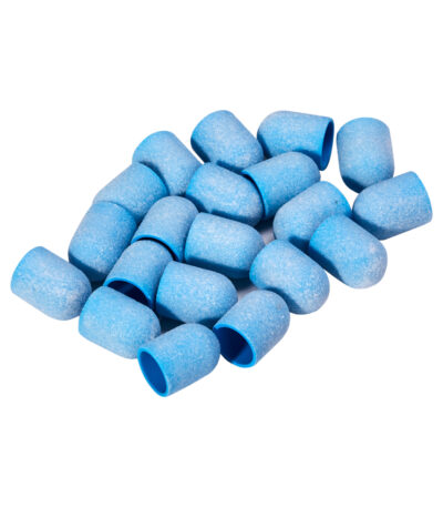 Exo Blaue Mittlere Schleifkappe 10 Mm / 220 20 Stück Hartkappe