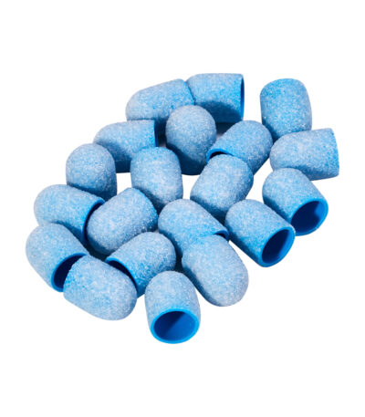 Exo Blaue Mittlere Schleifkappe 10 Mm / 80 20 Stück Hartkappe