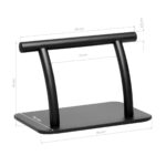 Friseurhocker L005S Schwarz 4